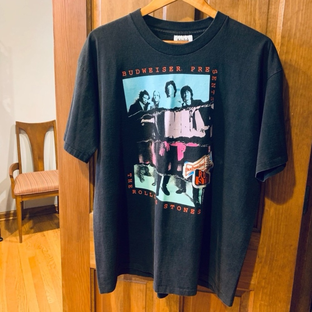 VINTAGE 90’s HOLOUBEK THE ROLLING STONES band T-Shirt